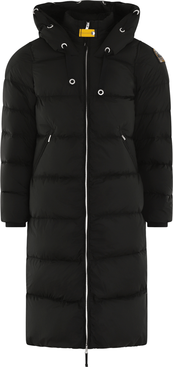 Parajumpers Dames Panda Long Jacket Zwart Zwart