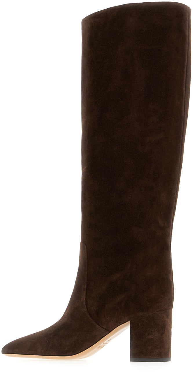Paris Texas Chocolate suede Anja boots Bruin