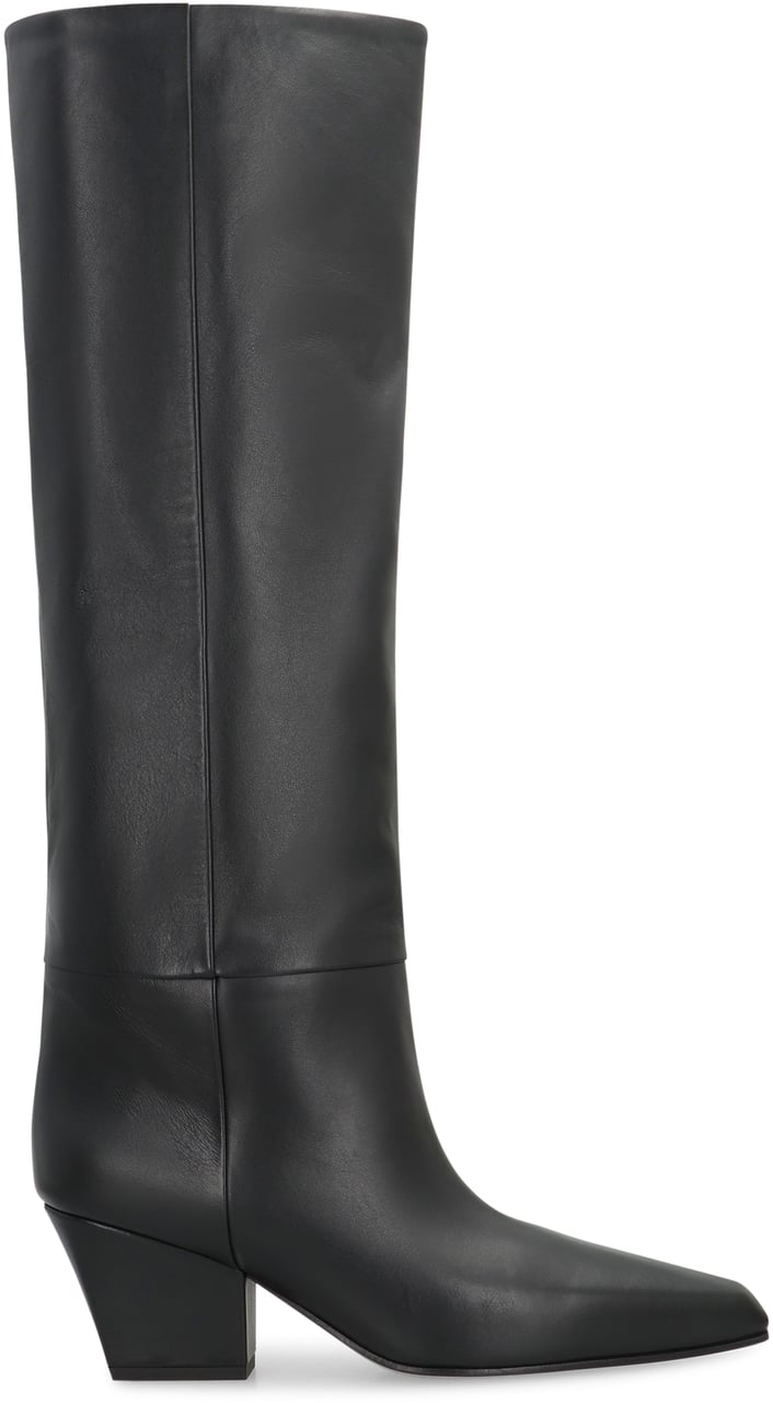 Paris Texas Jane leather boots Zwart