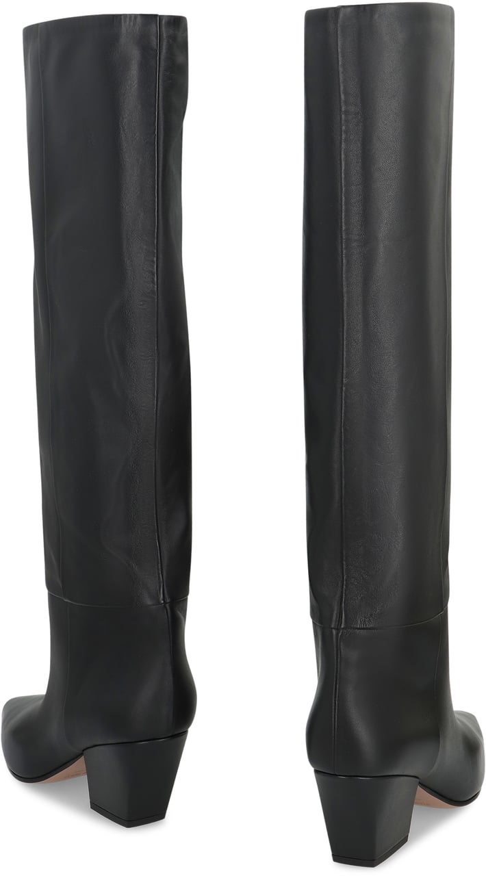Paris Texas Jane leather boots Zwart
