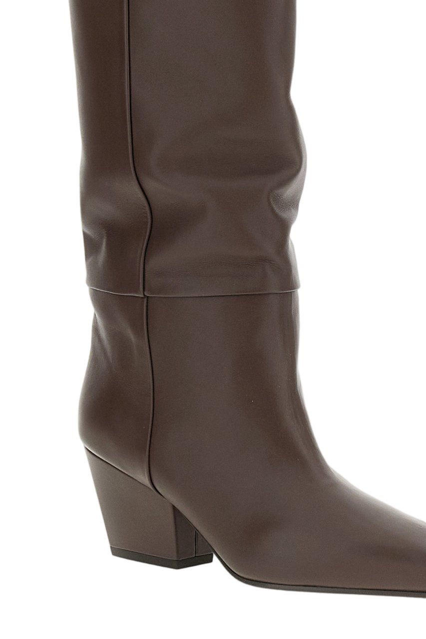 Paris Texas Mocha Jane 60 Leather Boots Bruin