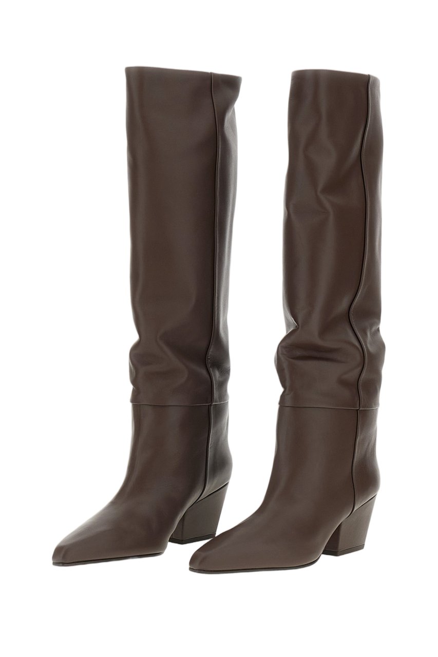 Paris Texas Mocha Jane 60 Leather Boots Bruin