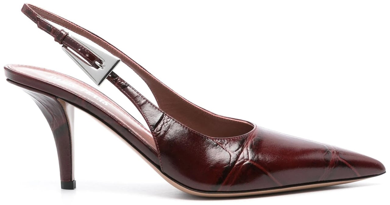 Paris Texas Paris Texas Jessica Leather Slingback Pumps Rood