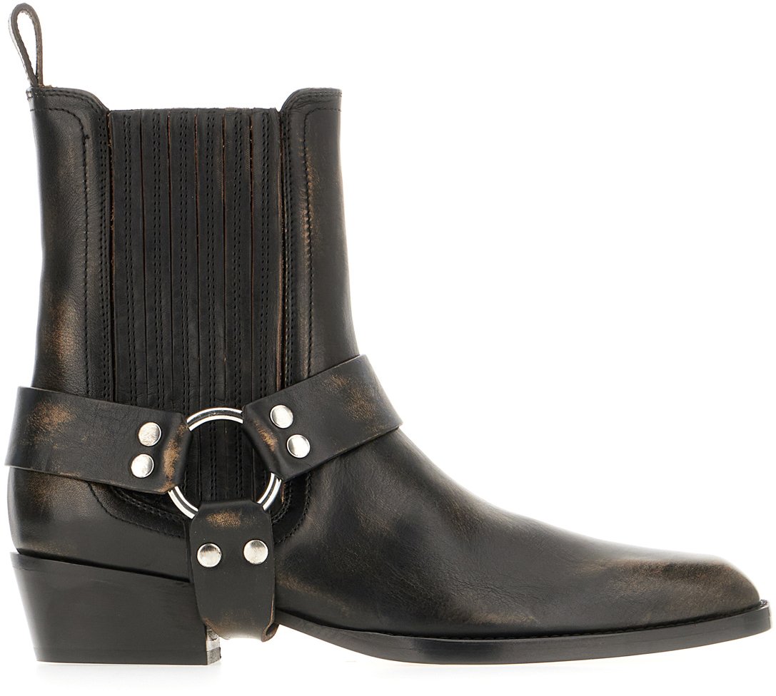 Paris Texas Paris Texas Black leather Helena boots Zwart