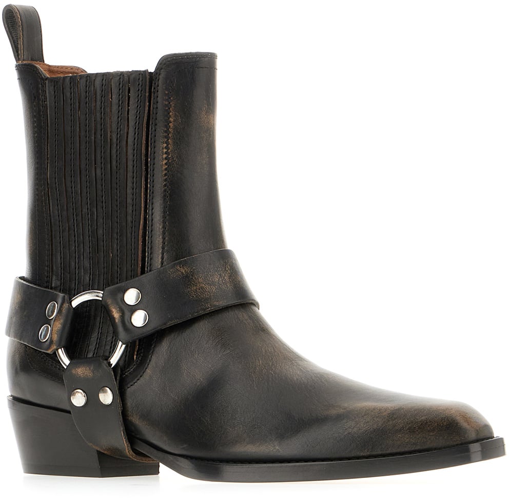 Paris Texas Paris Texas Black leather Helena boots Zwart