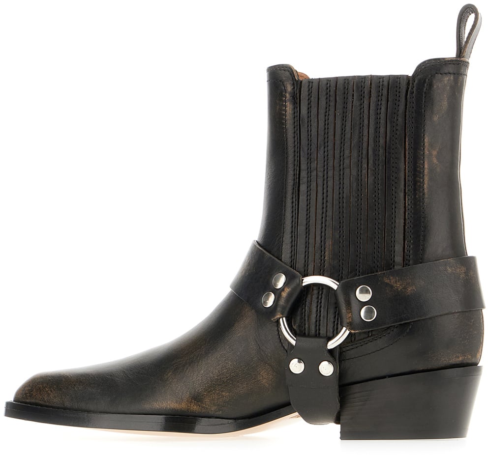 Paris Texas Paris Texas Black leather Helena boots Zwart