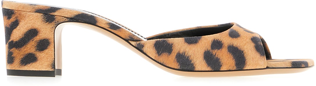 Paris Texas Paris Texas Printed fabric mules Dierenprint