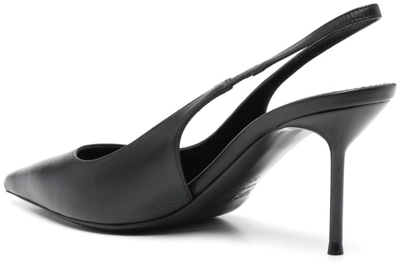 Paris Texas With Heel Black Zwart