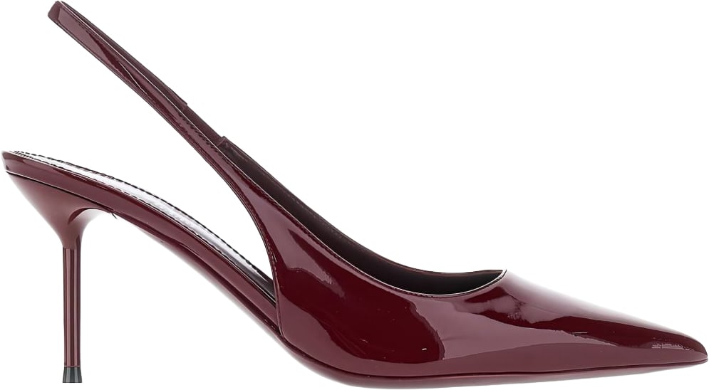 Paris Texas With Heel Rouge Noir Maroon