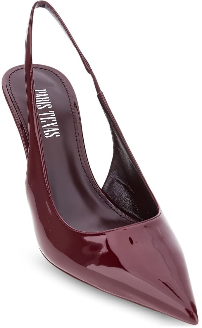 Paris Texas With Heel Rouge Noir Maroon