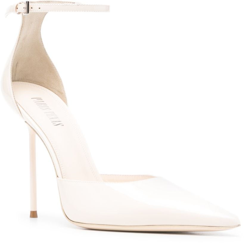 Paris Texas With Heel Ivory Wit