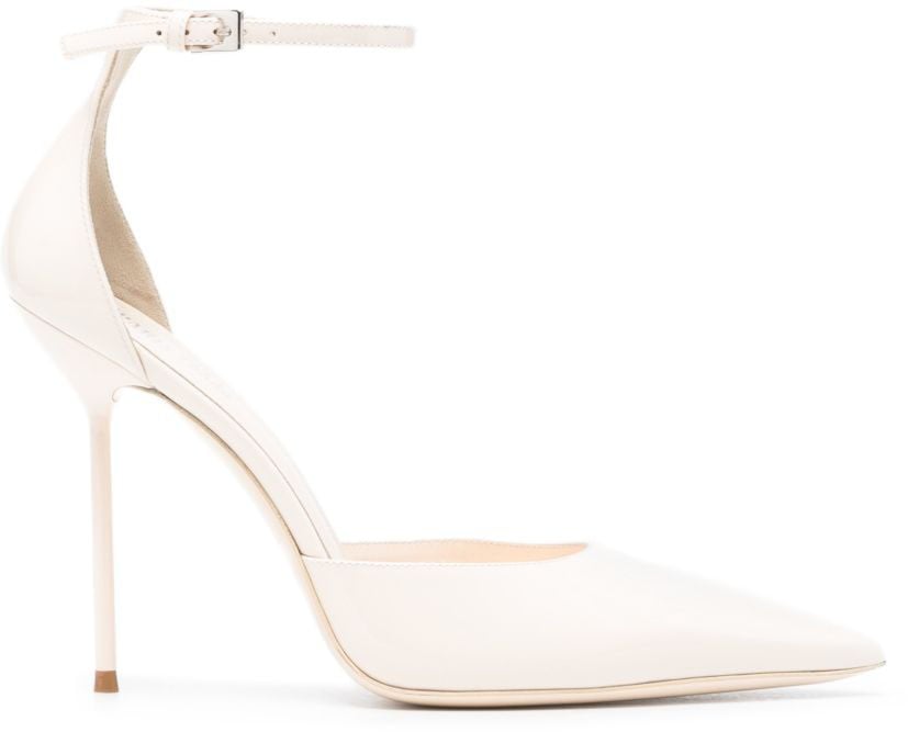 Paris Texas With Heel Ivory Wit