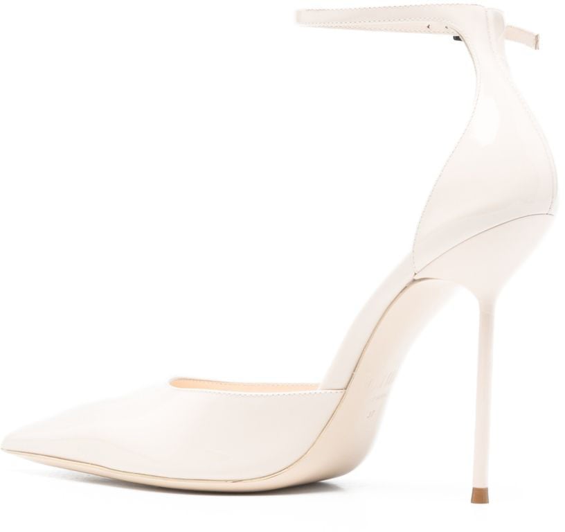 Paris Texas With Heel Ivory Wit