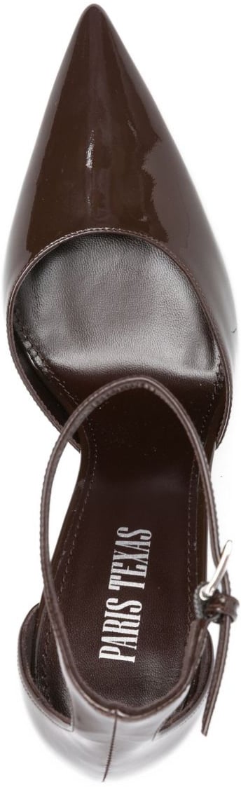 Paris Texas With Heel Ebony Bruin