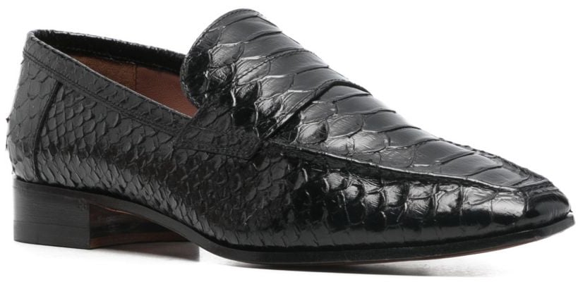 Paris Texas Flat Shoes Black Zwart
