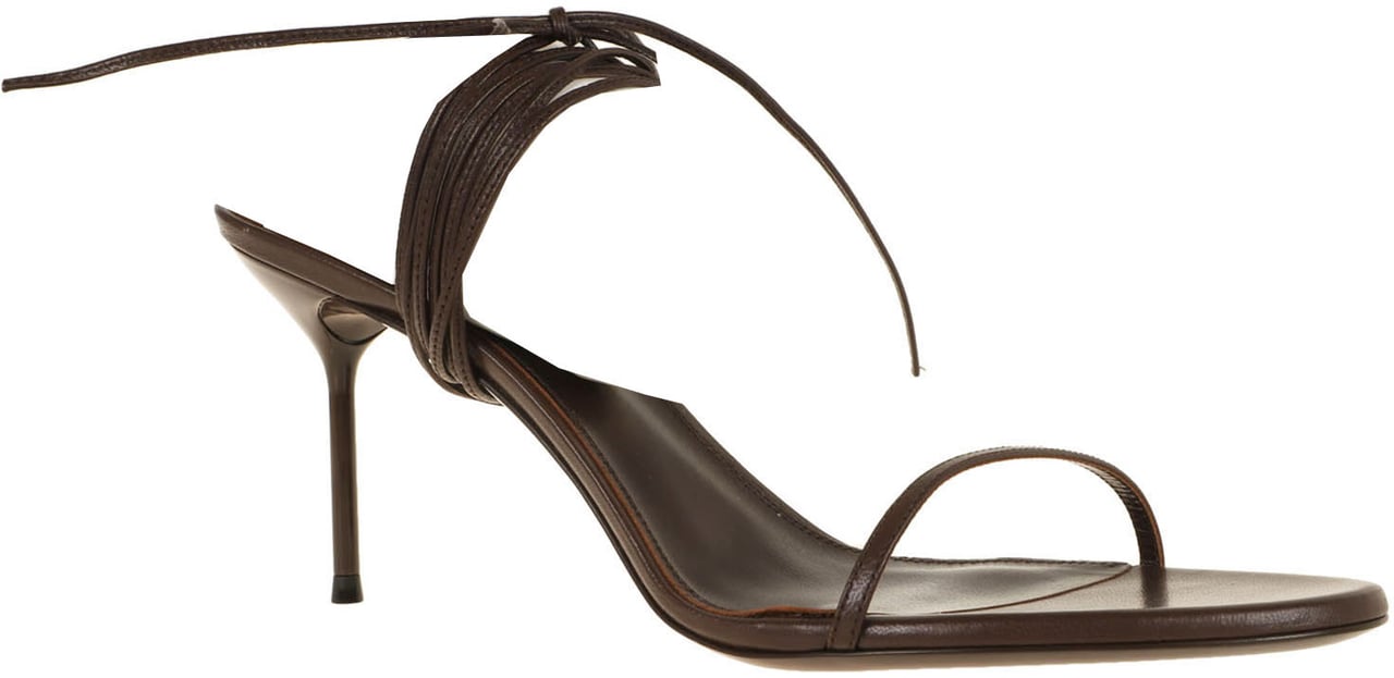 PARIS TEXAS LIDIA LACE UP SANDAL 70 Maroon