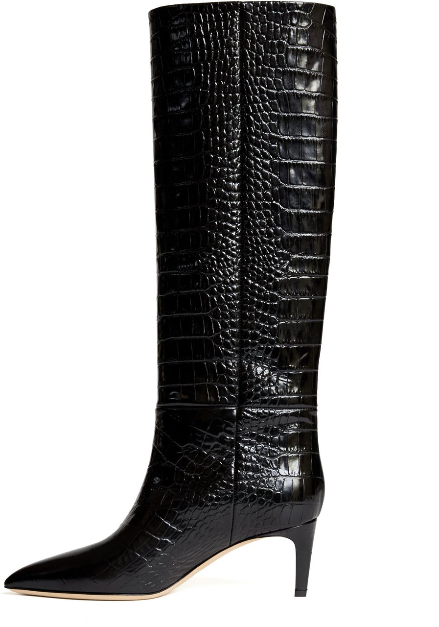 Paris Texas Stiletto Boot 60 Zwart