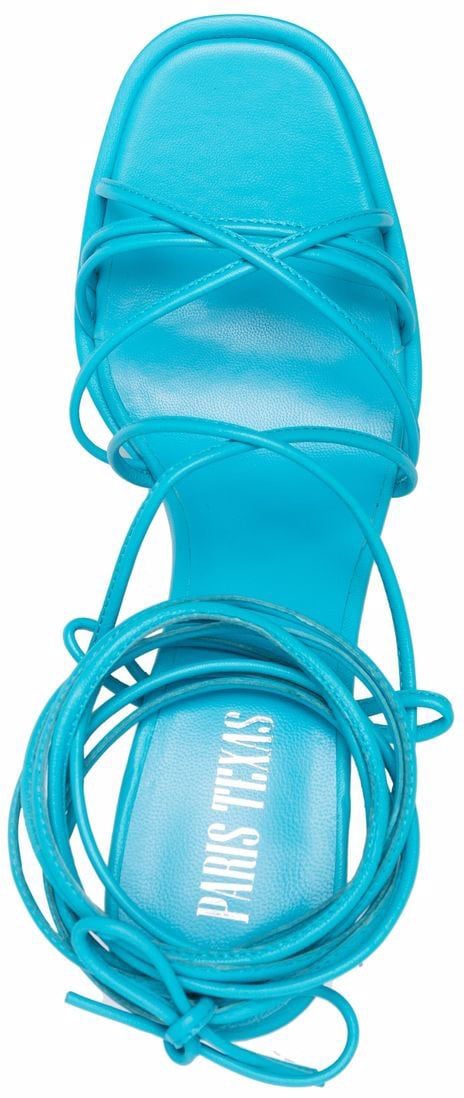 Paris Texas Sandals Clear Blue Blauw