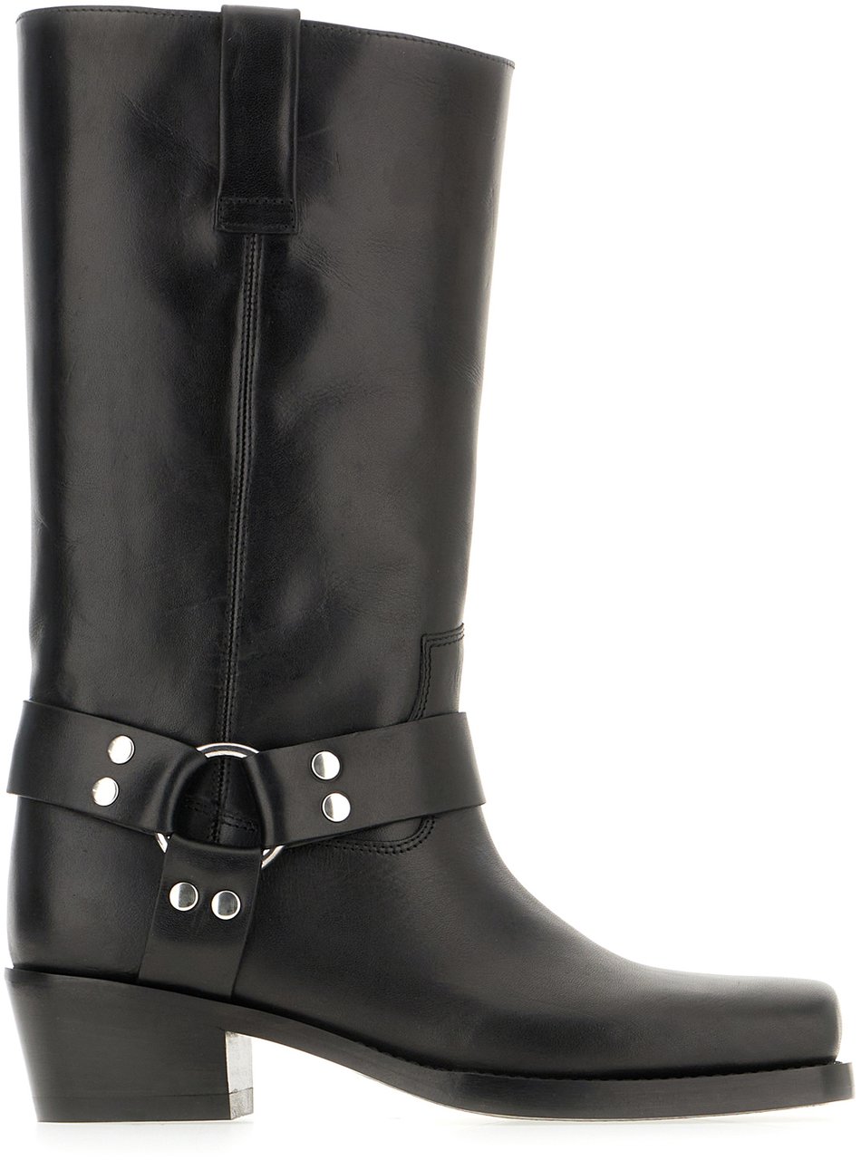 Paris Texas Paris Texas Black leather Roxy boots Zwart