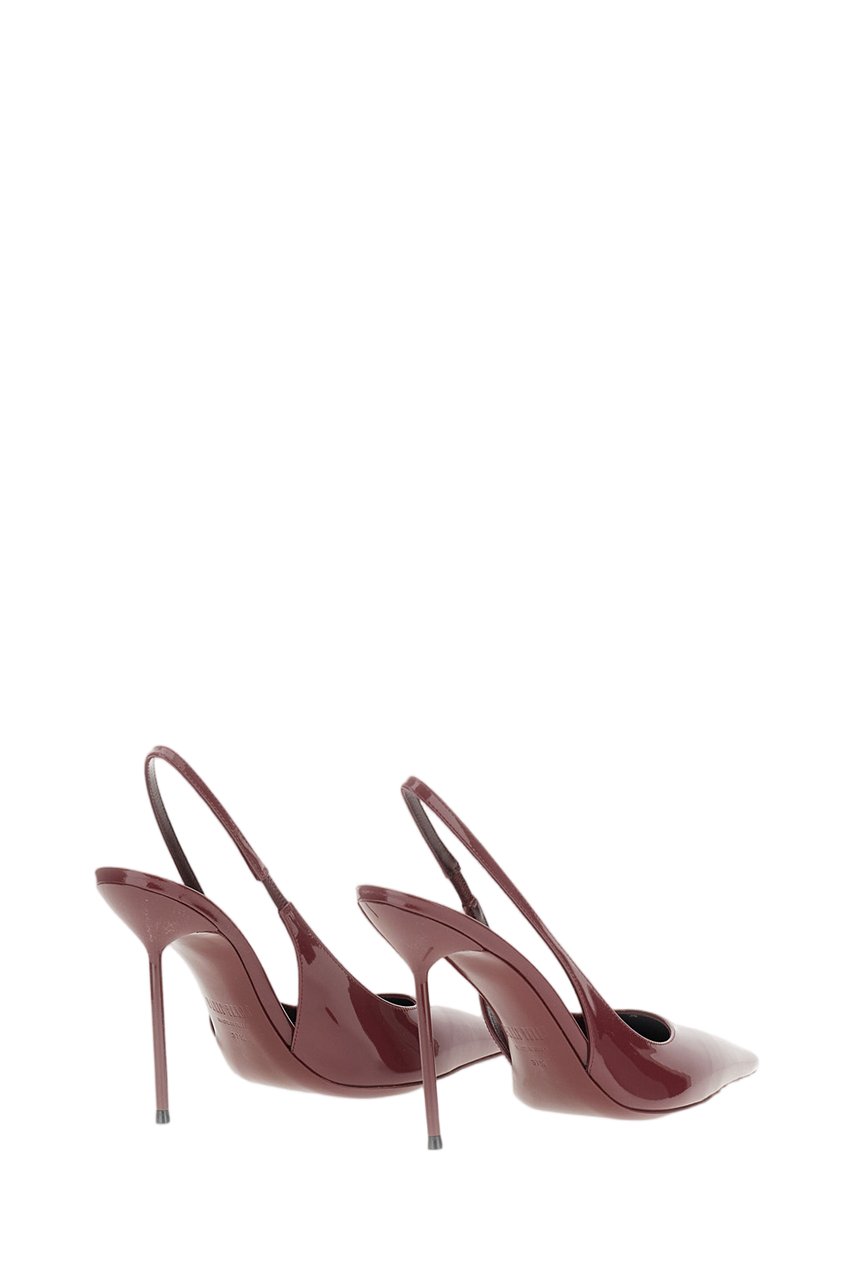 Paris Texas Red Lidia Patent Leather Slingback Pumps Rood