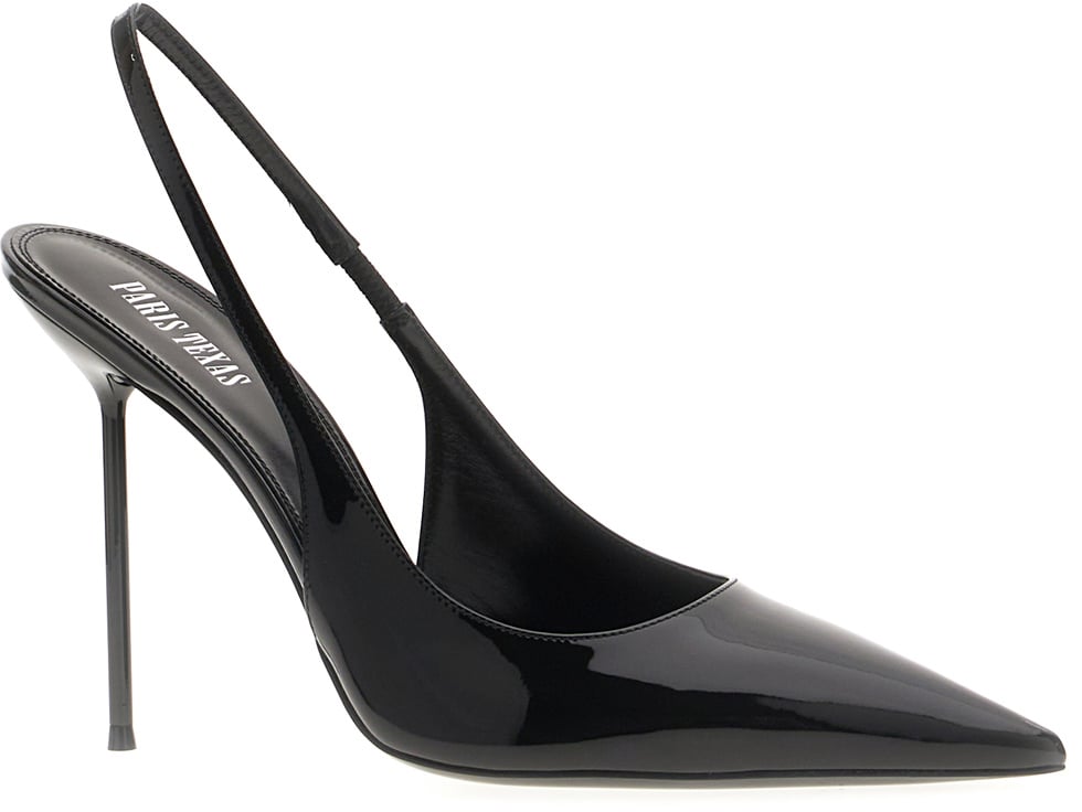 Paris Texas With Heel Black Zwart