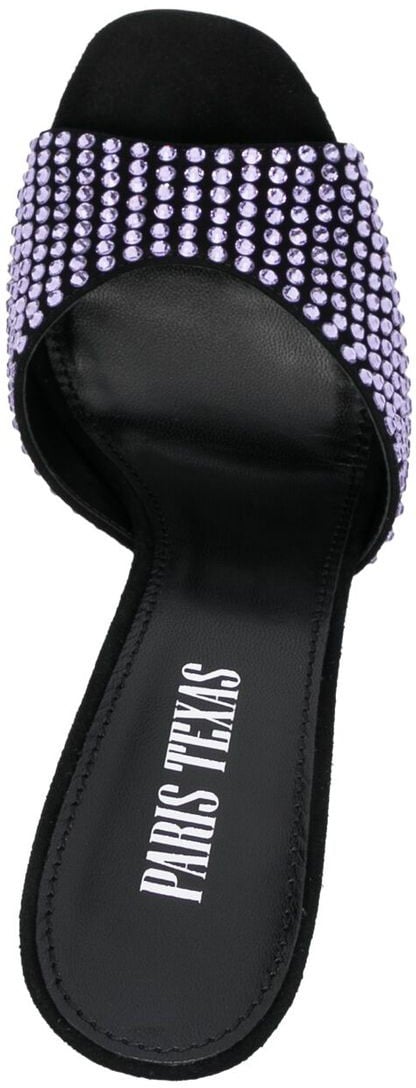 Paris Texas Sandals Purple Zwart