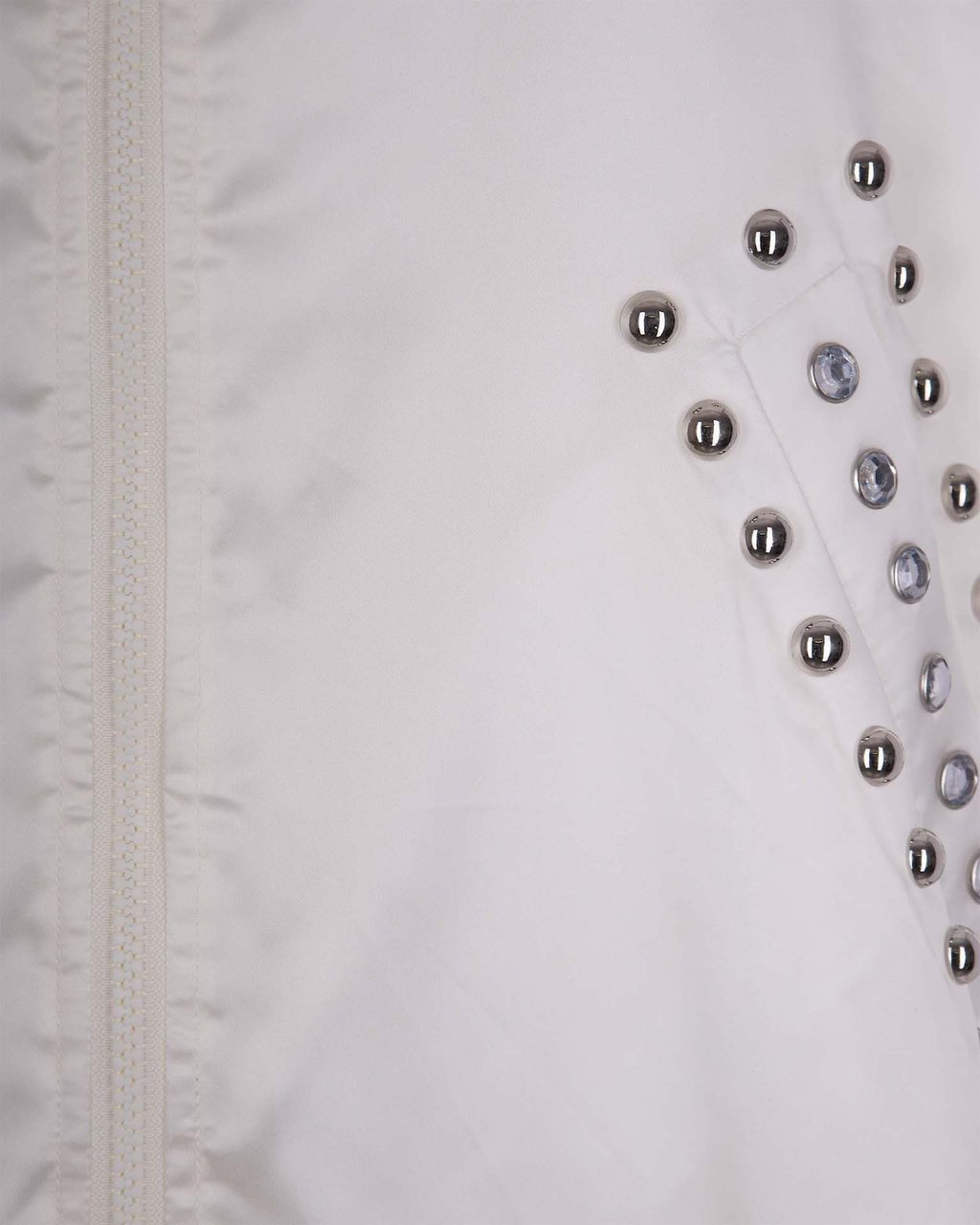 P.A.R.O.S.H. Sleeveless Bomber Jacket With Studs Wit