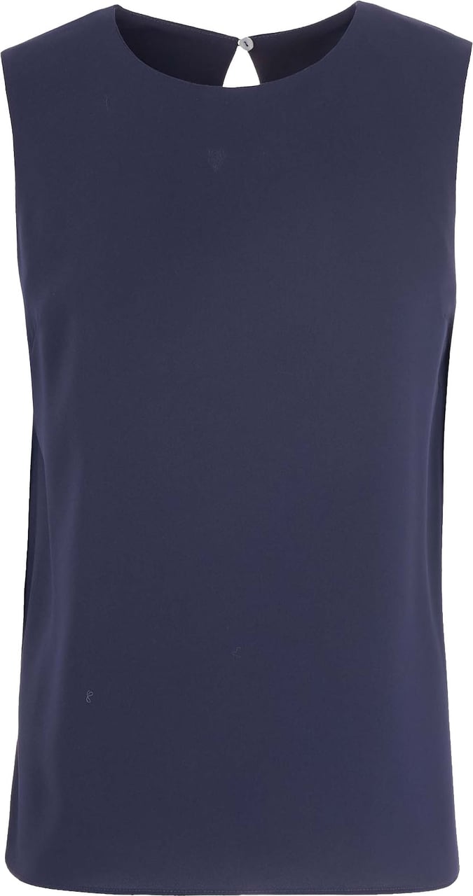 P.A.R.O.S.H. Basic Blue Blouse Zwart