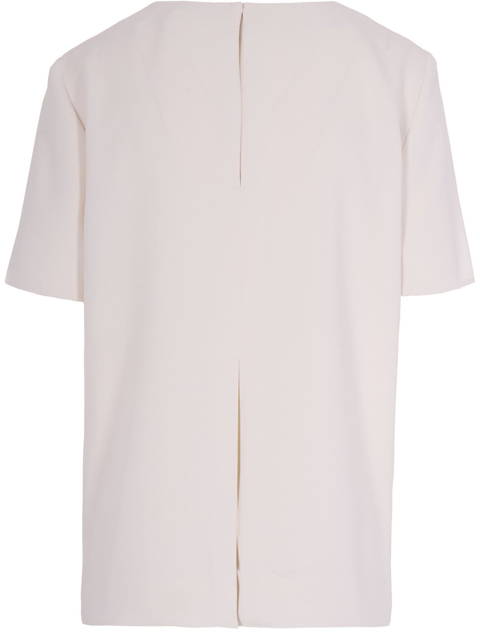P.A.R.O.S.H. Basic White Cady Blouse Wit