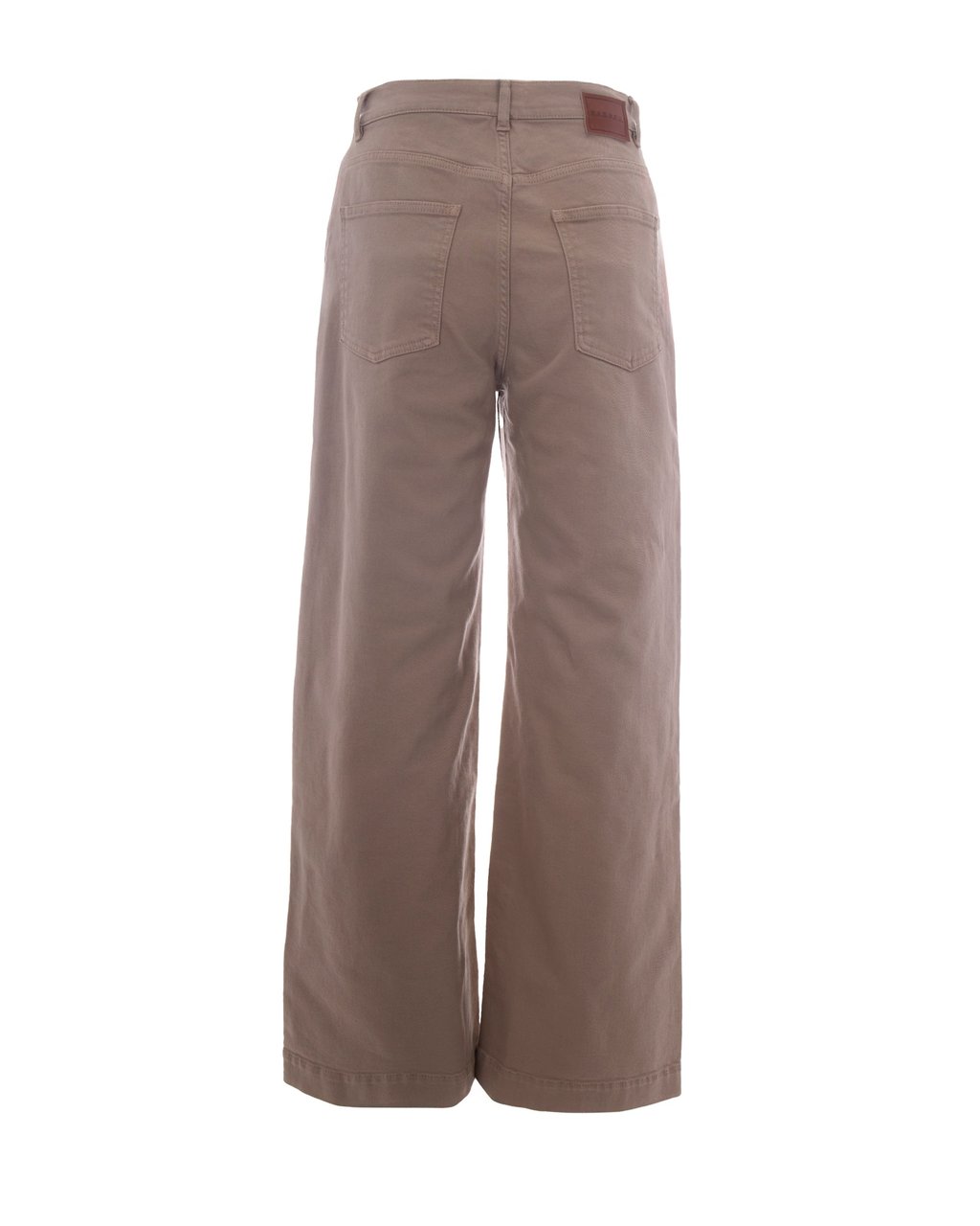 P.A.R.O.S.H. Sand Wide-Leg High-Waisted Jeans Roze