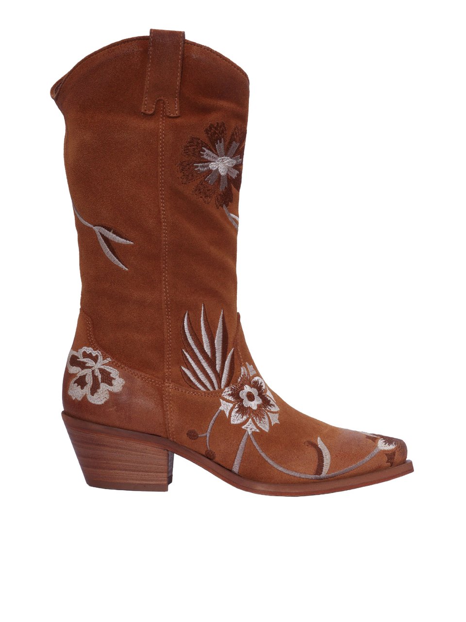 P.A.R.O.S.H. Spashoe Mid Calf Floral Boots Rood