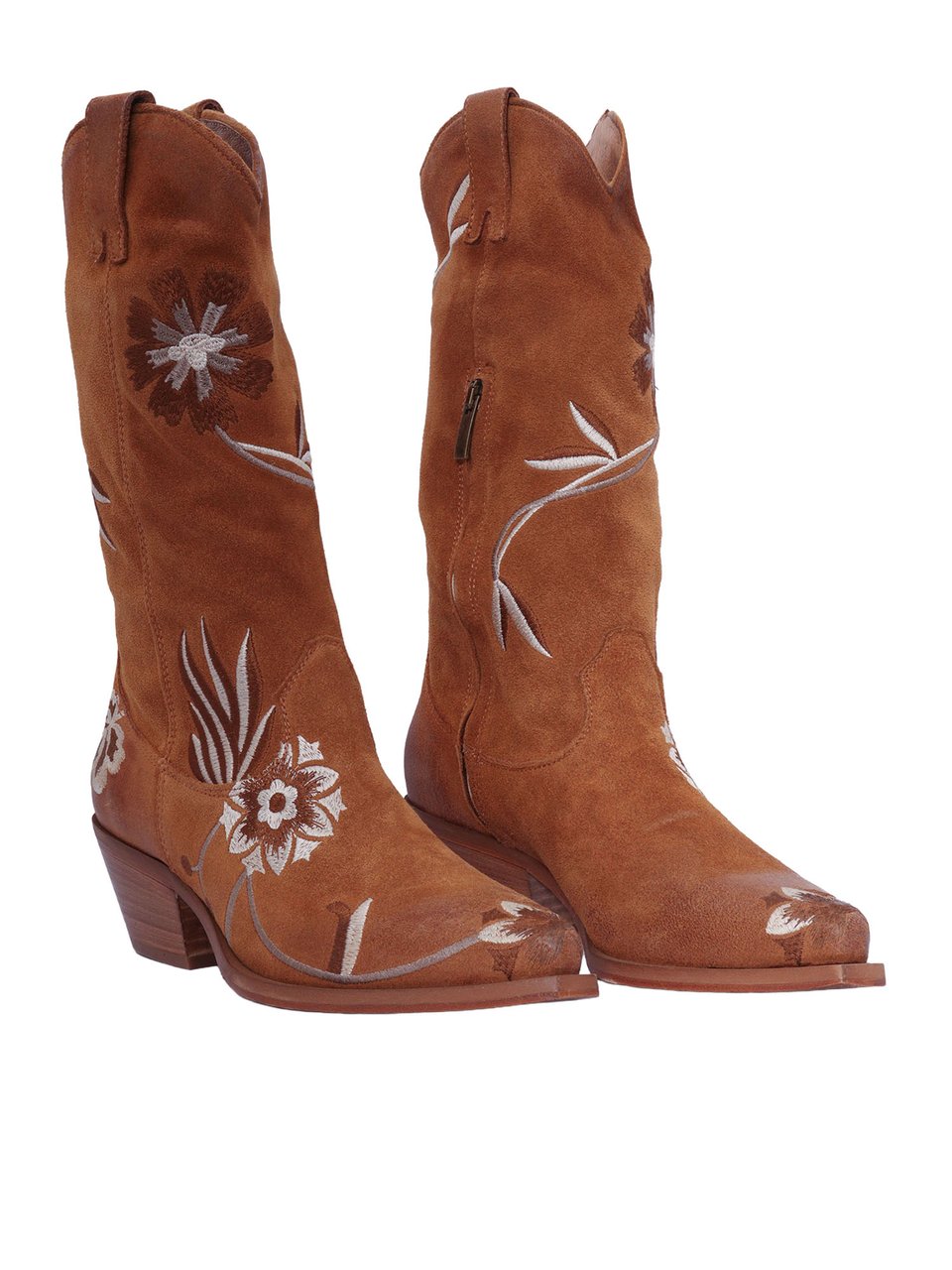 P.A.R.O.S.H. Spashoe Mid Calf Floral Boots Rood