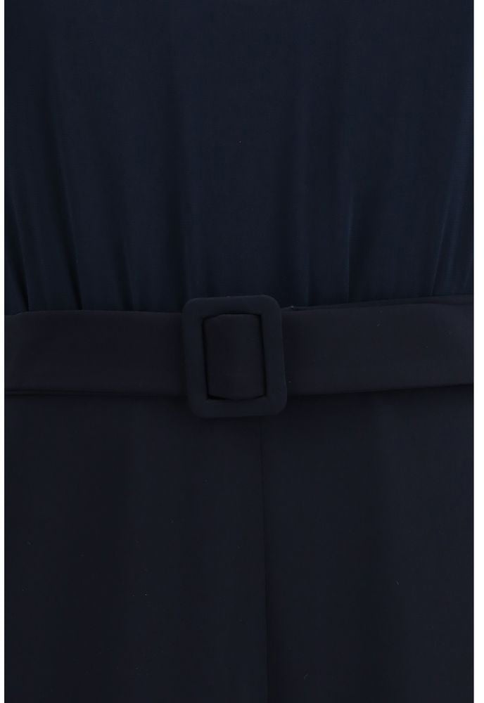 P.A.R.O.S.H. P.A.R.O.S.H. Blue Polyester Jumpsuit Blauw