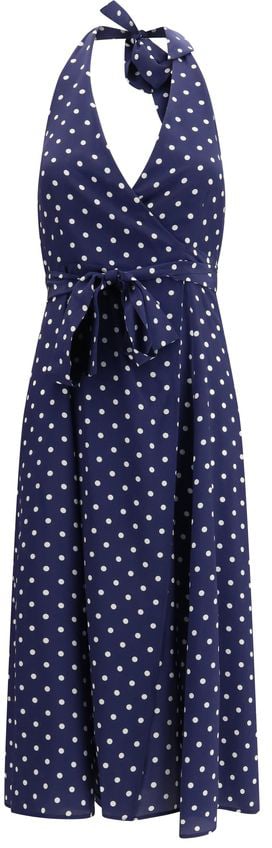 P.A.R.O.S.H. Blue Silk Casual Dress Blauw