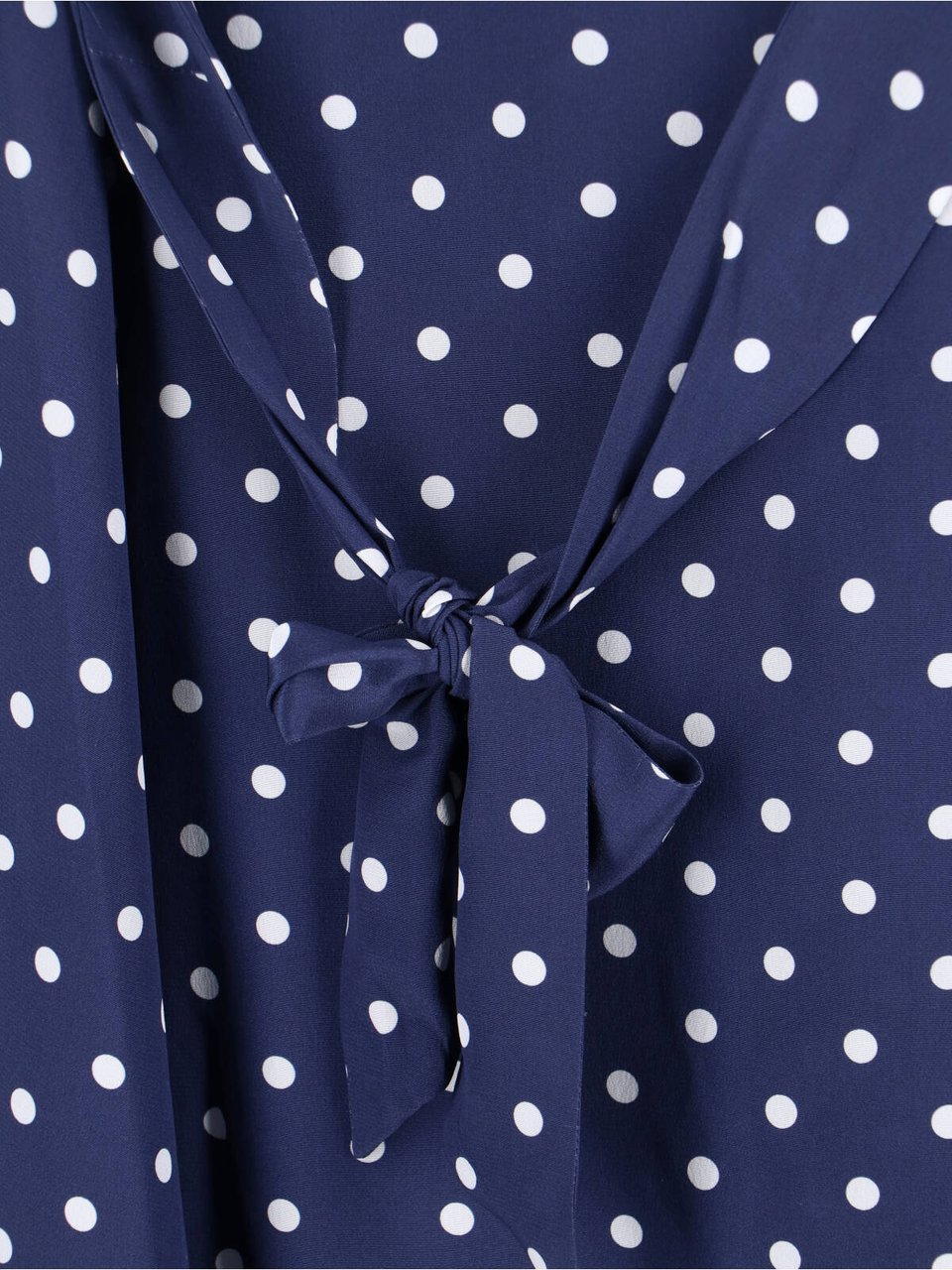 P.A.R.O.S.H. Maxi Polka Dot Dress – Blue Blauw