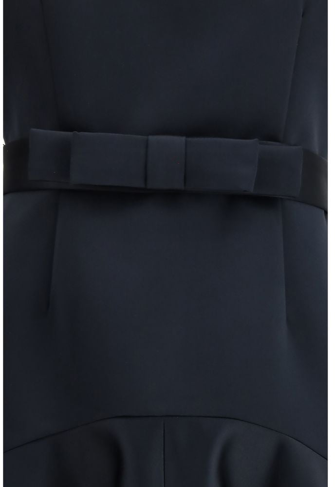 P.A.R.O.S.H. Blue Polyester Casual Dress Blauw
