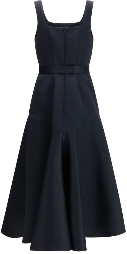 P.A.R.O.S.H. Blue Polyester Casual Dress Blauw