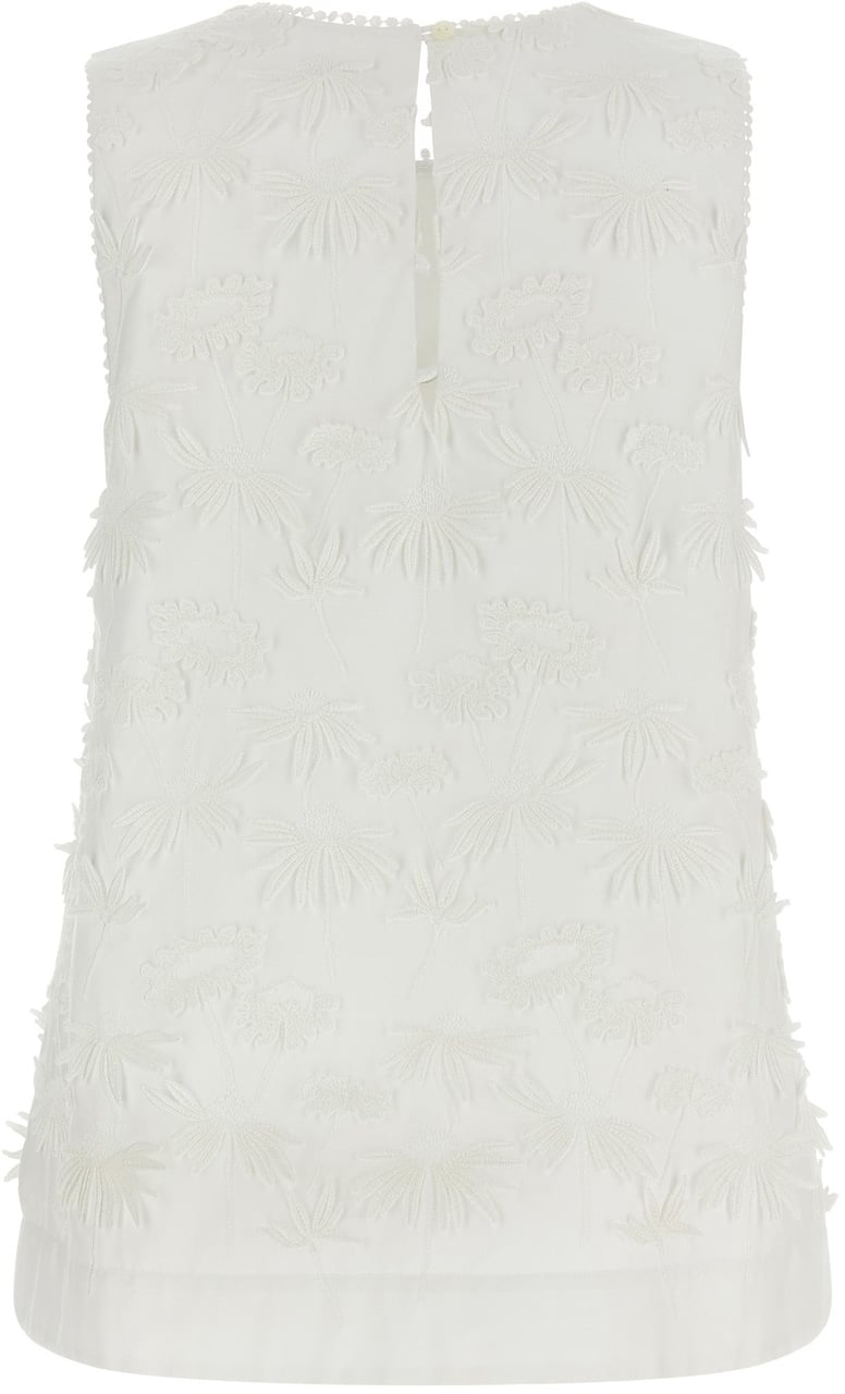 P.A.R.O.S.H. White Cotton Blouse Wit