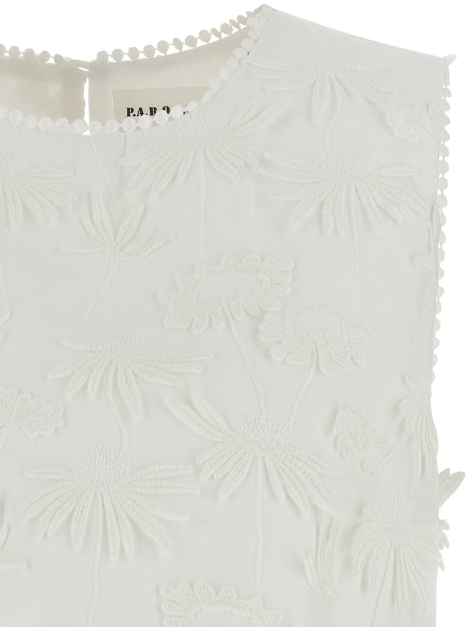 P.A.R.O.S.H. White Cotton Blouse Wit
