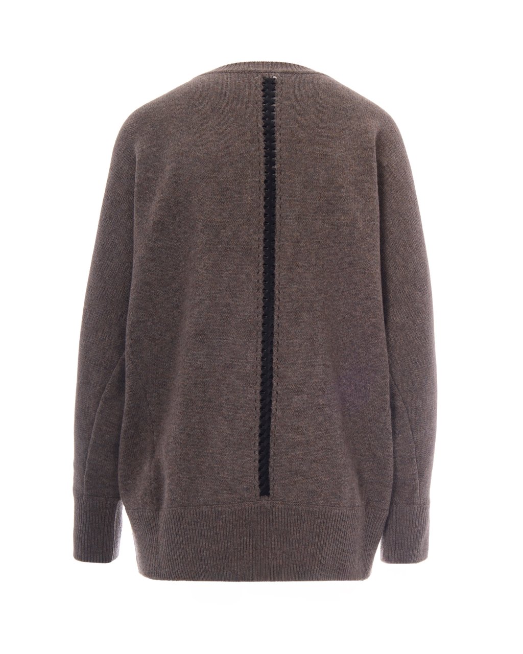 P.A.R.O.S.H. Light Greige Wool-Blend Sweater Grijs