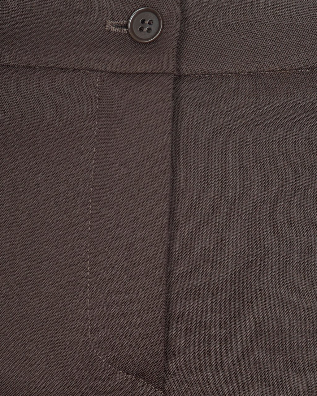 P.A.R.O.S.H. Dark Brown Wide-Leg Virgin Wool Pants Bruin