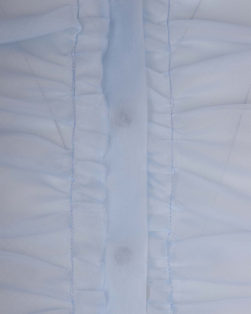 P.A.R.O.S.H. Sheer Ruffled Shirt Wit