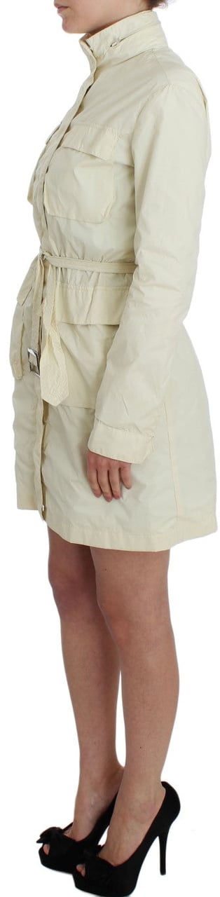 P.A.R.O.S.H. Beige Weather Proof Trench Jacket Coat Beige