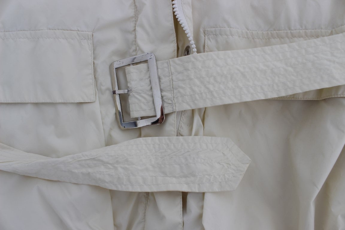 P.A.R.O.S.H. Beige Weather Proof Trench Jacket Coat Beige