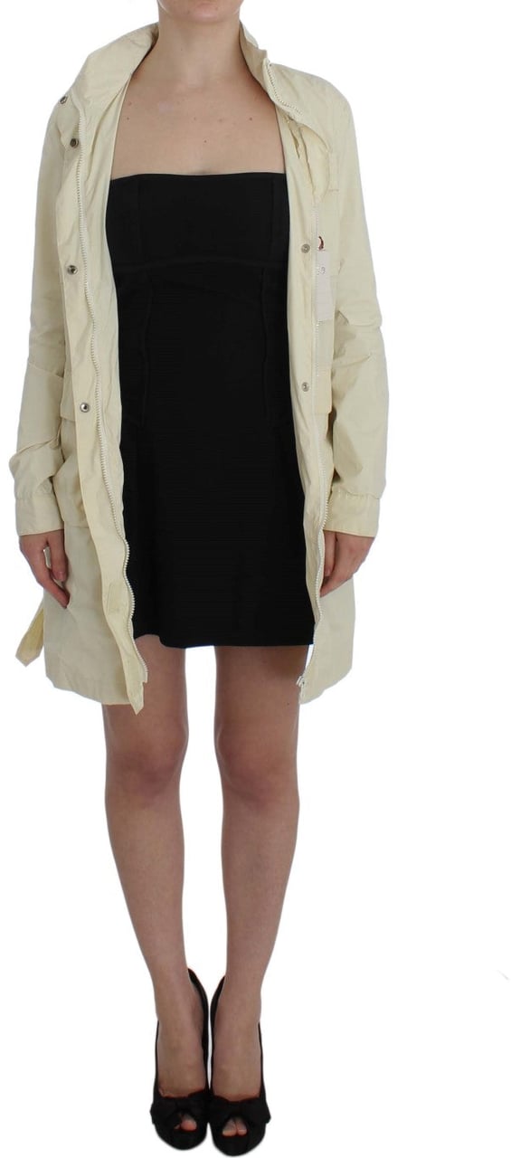 P.A.R.O.S.H. Beige Weather Proof Trench Jacket Coat Beige