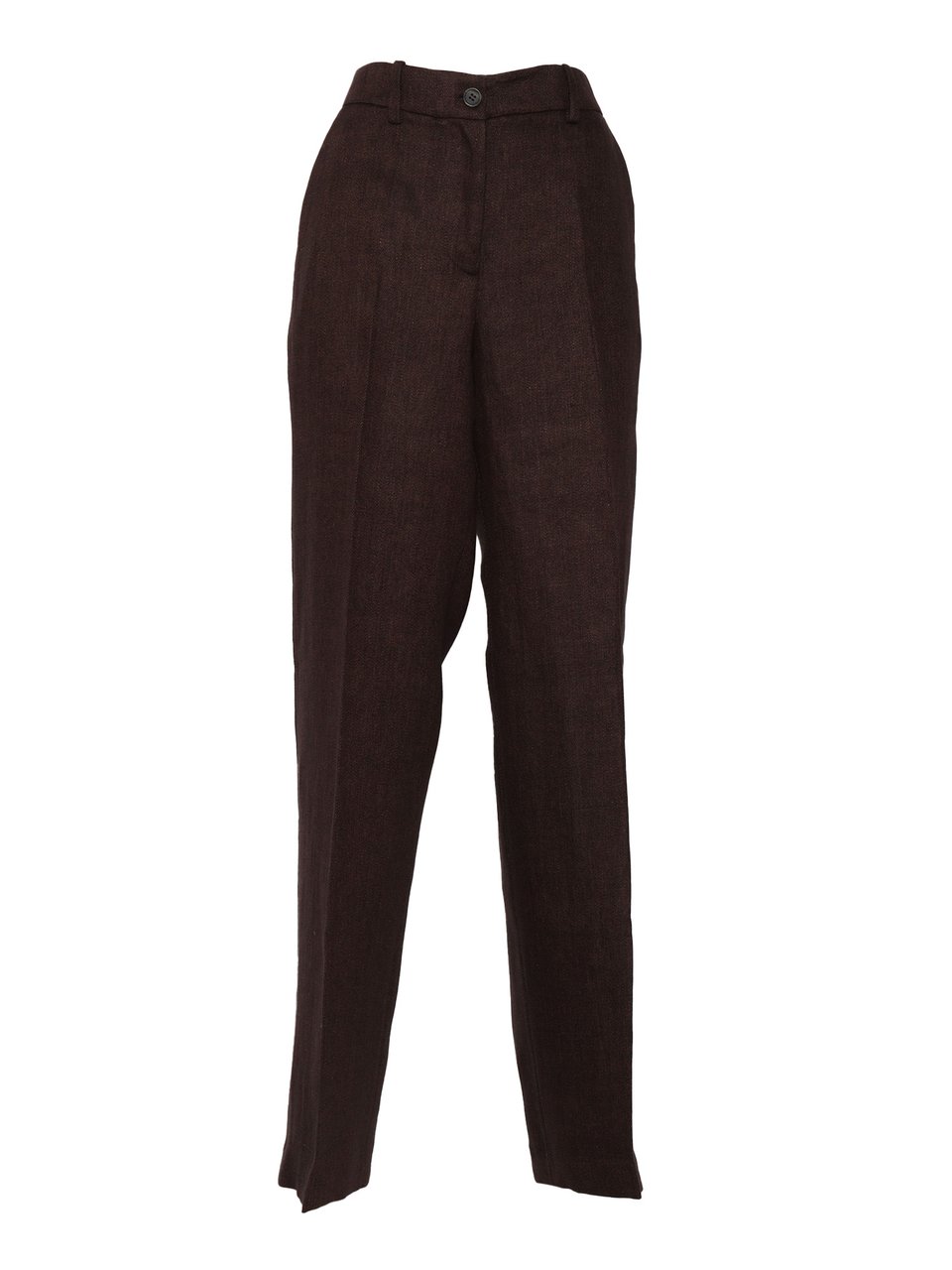 P.A.R.O.S.H. High Waist Straight Leg Trousers Zwart