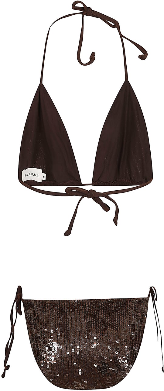 P.A.R.O.S.H. PAROSH BIKINI Maroon