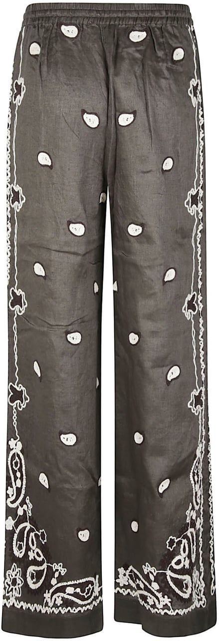 P.A.R.O.S.H. Beach26 Wide Leg Pant Green Groen