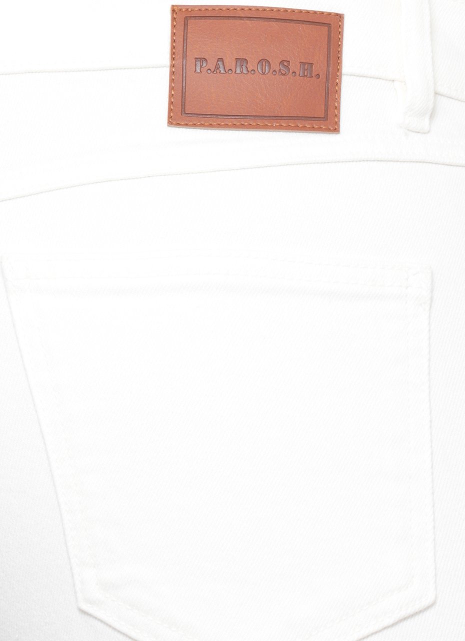 P.A.R.O.S.H. Jeans Ivory Wit