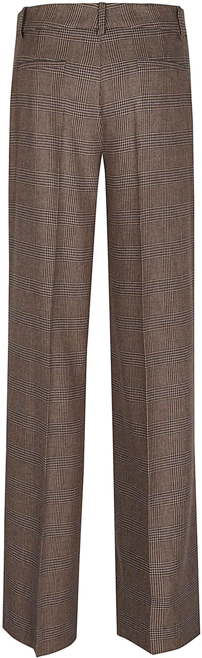 P.A.R.O.S.H. Riley Wide Leg Pant Brown Bruin
